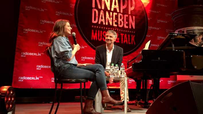 Knapp daneben mit Yvonne Catterfeld (Foto: Silke Mehring / radioBERLIN 88,8)