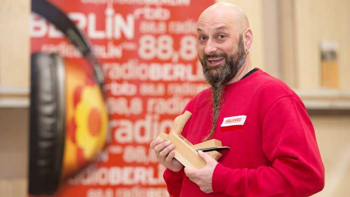 Herz und Hammer; Tischler Matthias Wilke; Foto: radioBERLIN/Peter Rauh