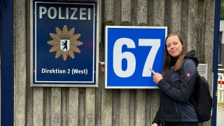 Polizeischülerin Mia Beier