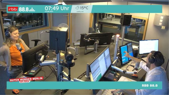 Visual Radio rbb 88.8 Bild: rbb 88.8