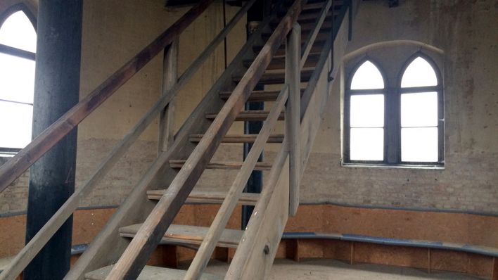 Der ehemalige Wasserturm in Alt-Glienicke