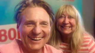 Wolfgang Bahro und rbb 88.8 Moderatorin Marion Hanel (Quelle: rbb 88.8 / Marion Hanel)