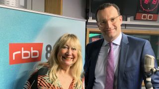 Jens Spahn zu Besuch bei rbb 88.8 (Foto: rbb 88.8)