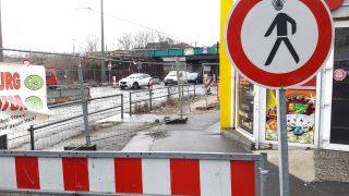 Baustelle Sterndamm am S-Bahnhof Schöneweide; Foto: radioBERLIN/Doris Anselm