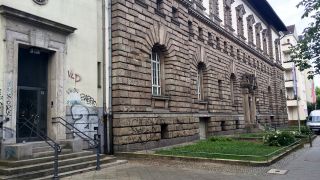 Aussenansicht des Baerwaldbades in Kreuzberg (Foto: radioBERLIN 88,8 / Miriam Keuter)