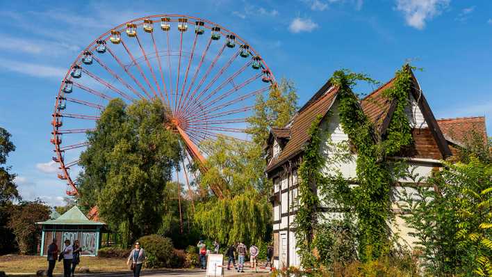 Das große Riesenrad im Spreepark Berlin (Foto: imago images/Hohlfeld) Das große Riesenrad im Spreepark Berlin (Foto: imago images/Hohlfeld)